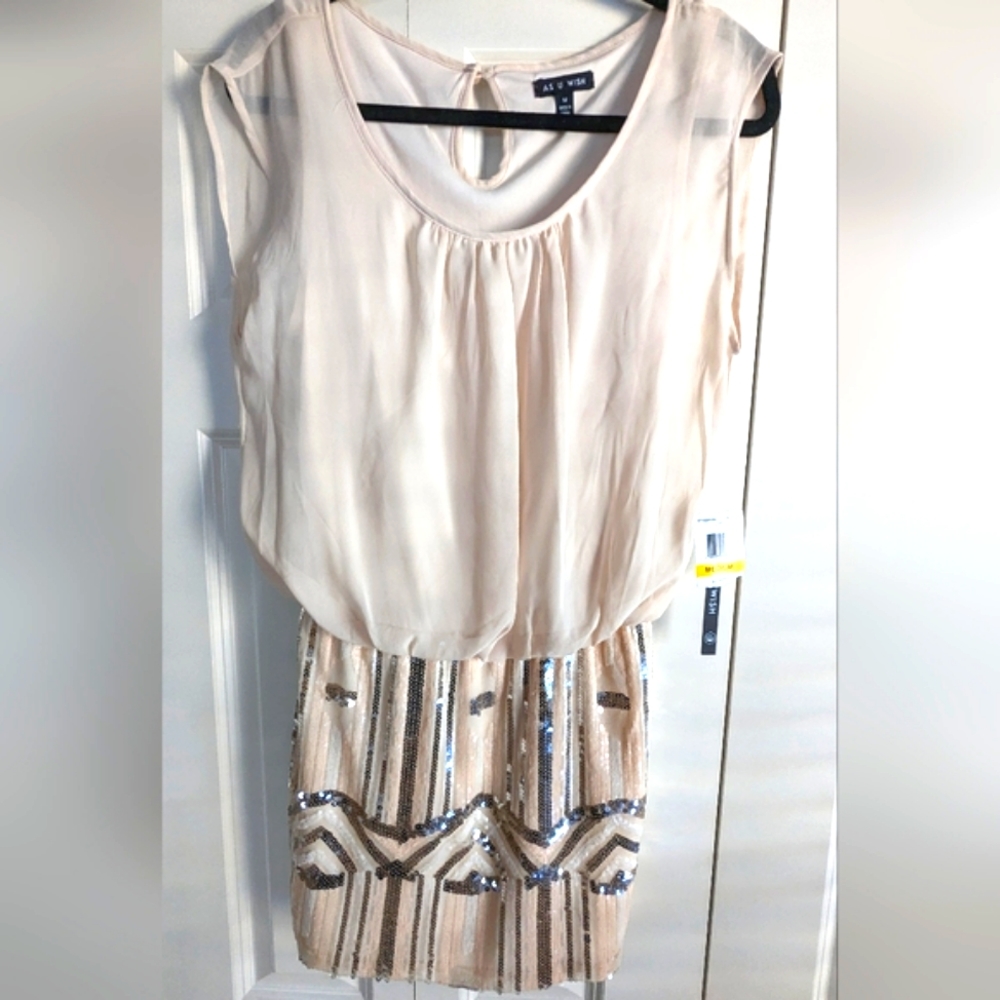 Beaded flapper dress